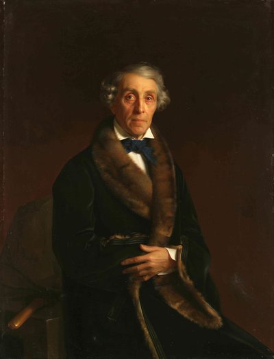 Portrait of Fyodor Petrovich Tolstoy by Sergey Konstantinovich Zaryanko